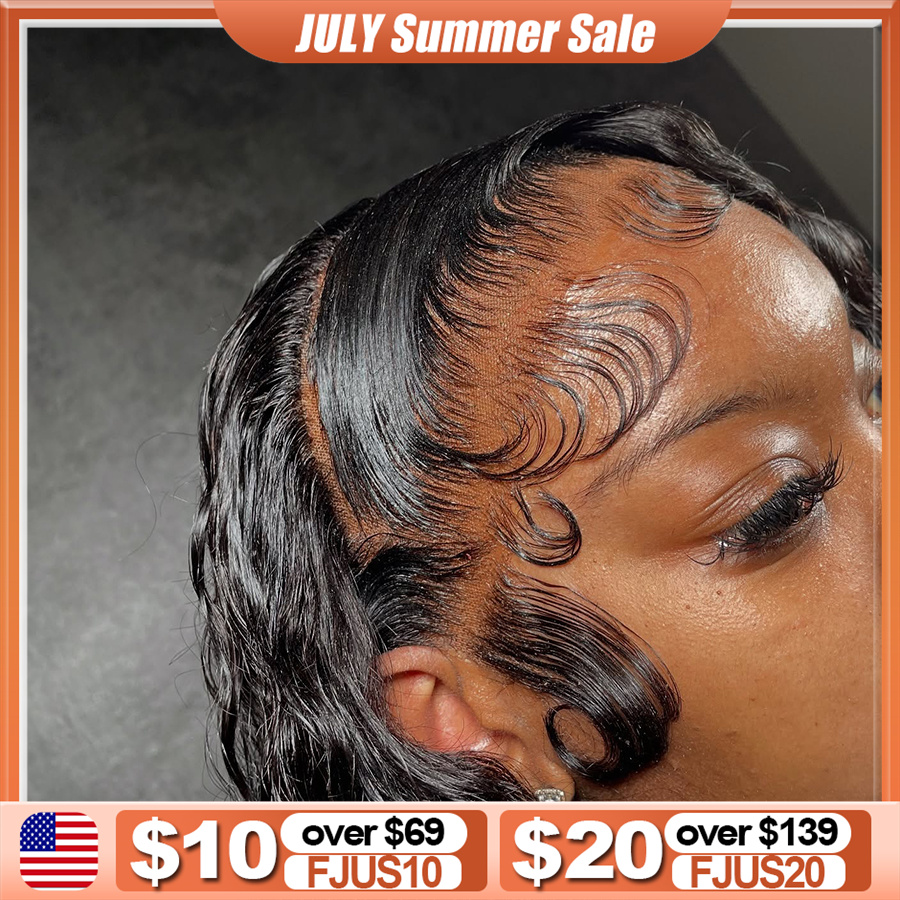 Hd Lace Frontal Wig Human Hair Pre Plucked - 250% 13x4 HD Transparante Kant Volledige