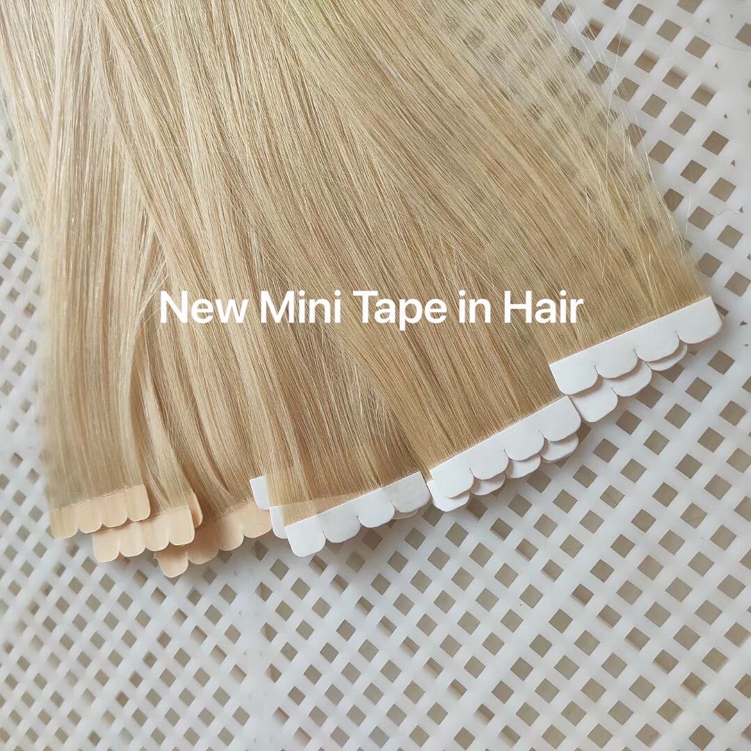 Invisible Tape In Extensions Real Hair - Mini Tape Haar Extensions 18