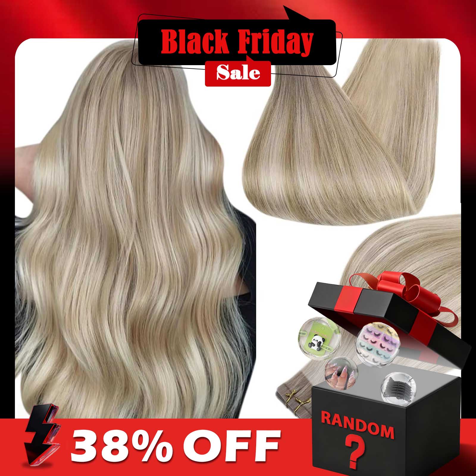 Invisible Tape In Extensions Real Hair - Volledige Glans Tape In Human Hair