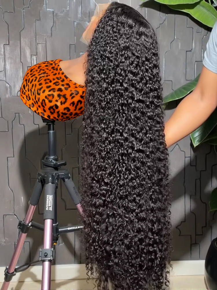 Water Wave Bulk Human Hair For Braiding - 40 46 inch watergolf krullende haarkant