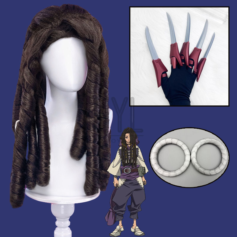 Synthetic Braided Wigs For Black Women - Anime Gachiakuta Jabber Wonger Cosplay Pruik