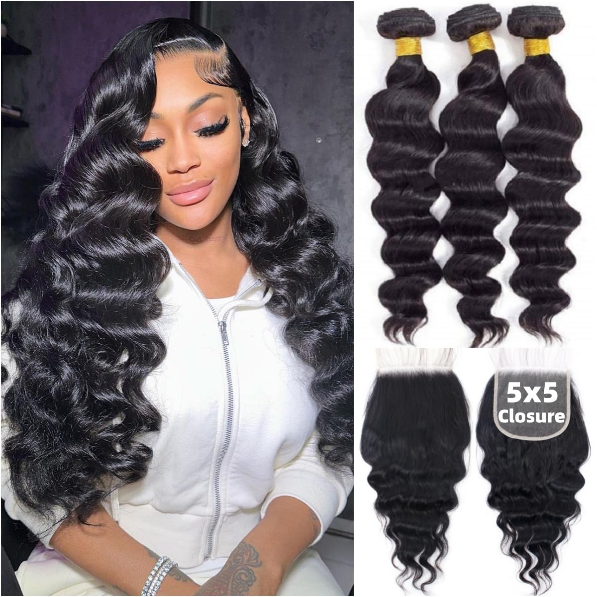 Water Wave Bulk Human Hair For Braiding - Extensiones De Cabello 100 Humano Boho-vlechten