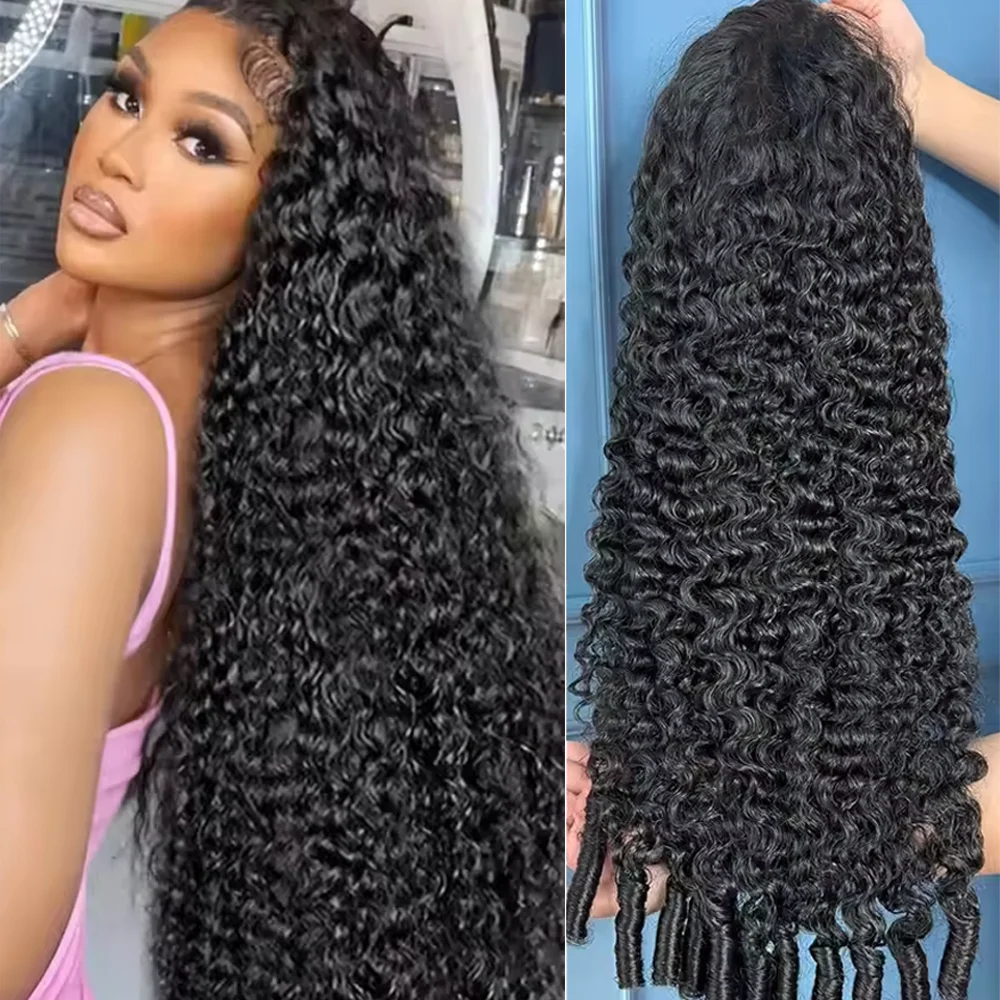 Human Hair Wigs - 200 Density 13x4 13x6 HD Transparante