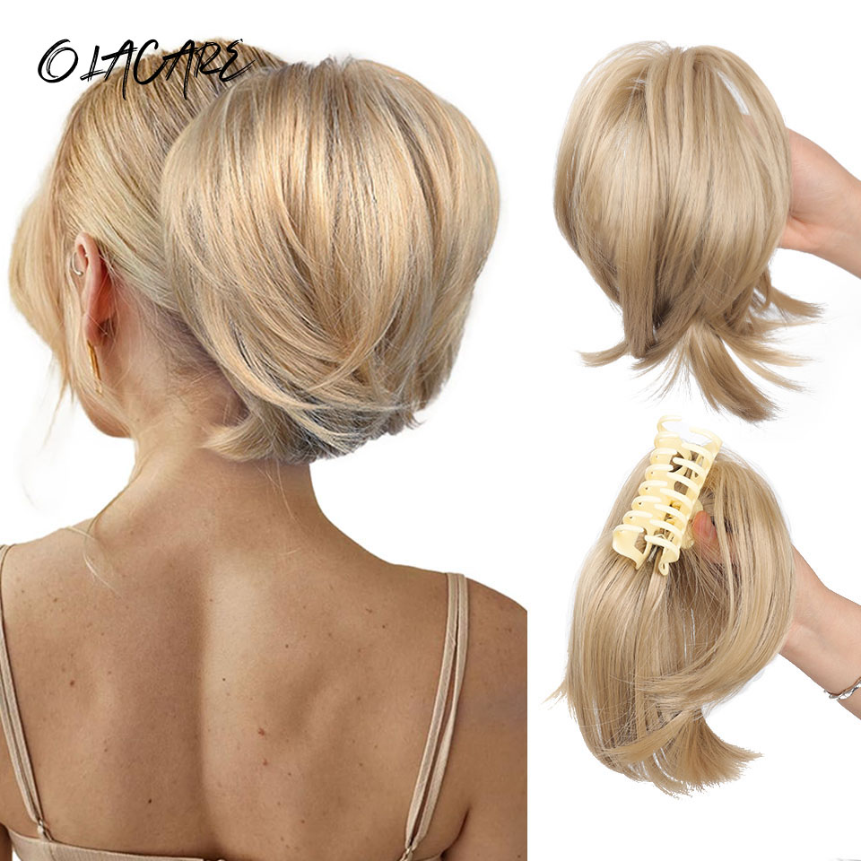 Claw Clip Messy Bun Hair Piece - Rommelig Broodje Haarstuk Klauw Clip in