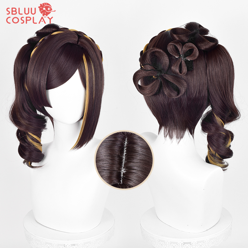 Synthetic Wigs - SBluuCosplay Genshin Impact Chiori Cosplay Pruik