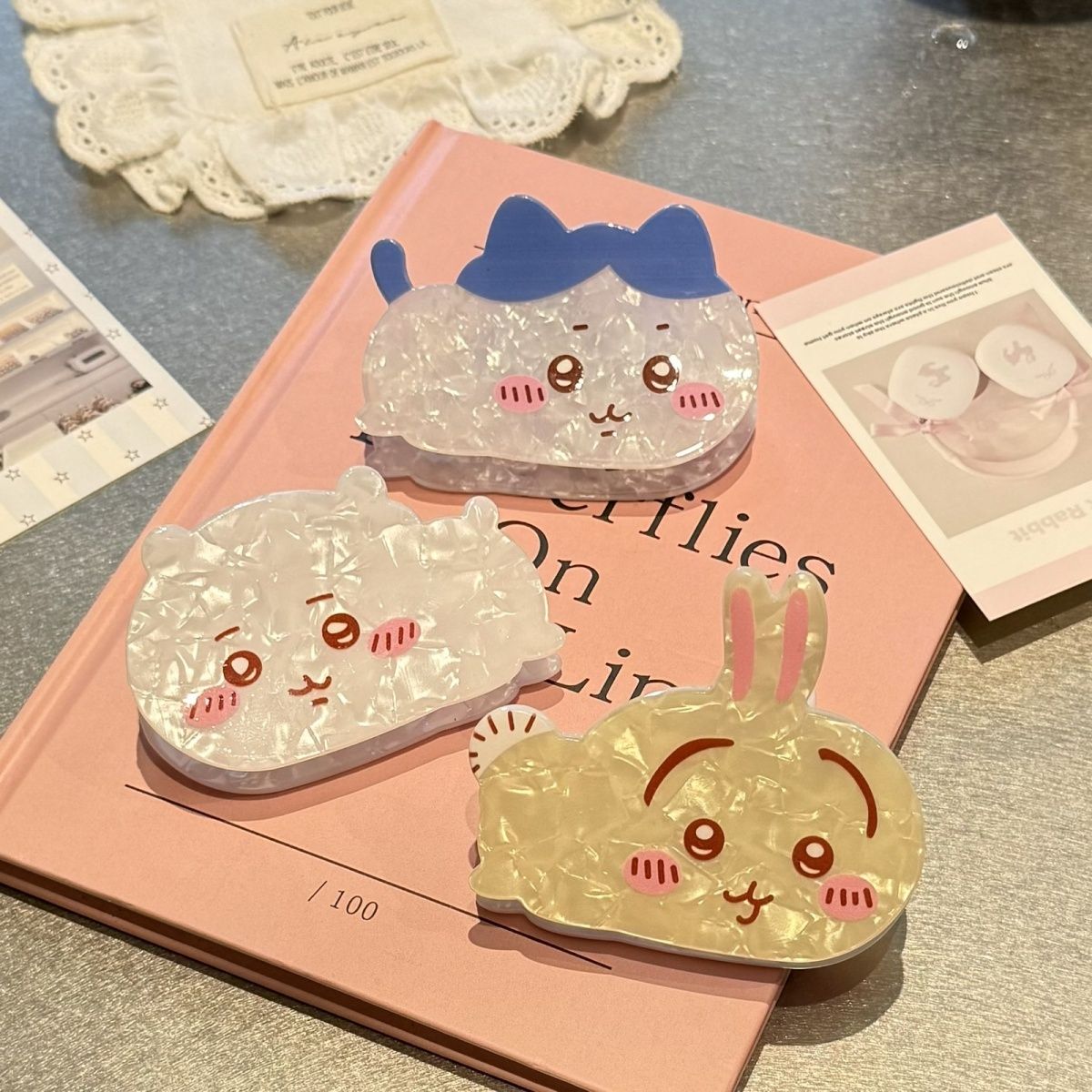 Hair Bundles - Chiikawa Usagi Hachiware Schattige Cartoon Haai