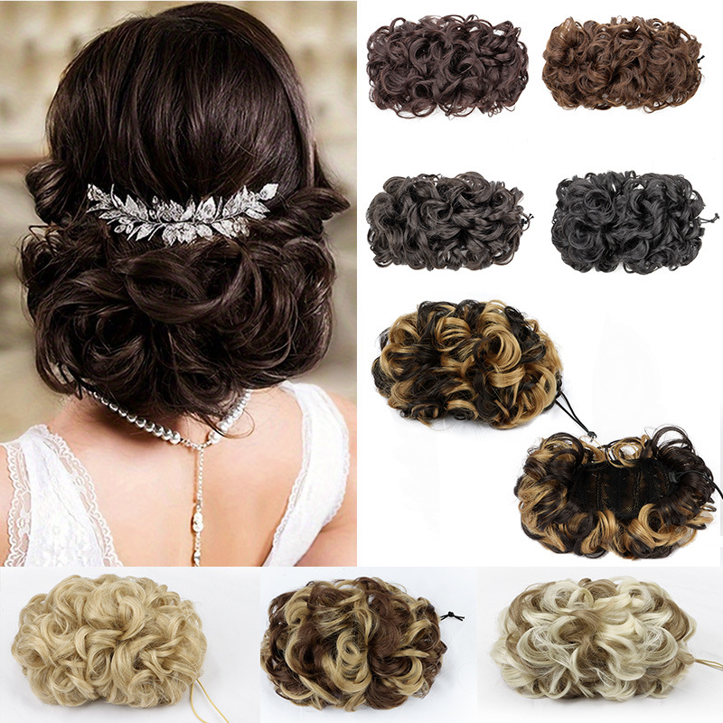 Claw Clip Messy Bun Hair Piece - Klauwclip Krullende Haar Bun Extension Voor