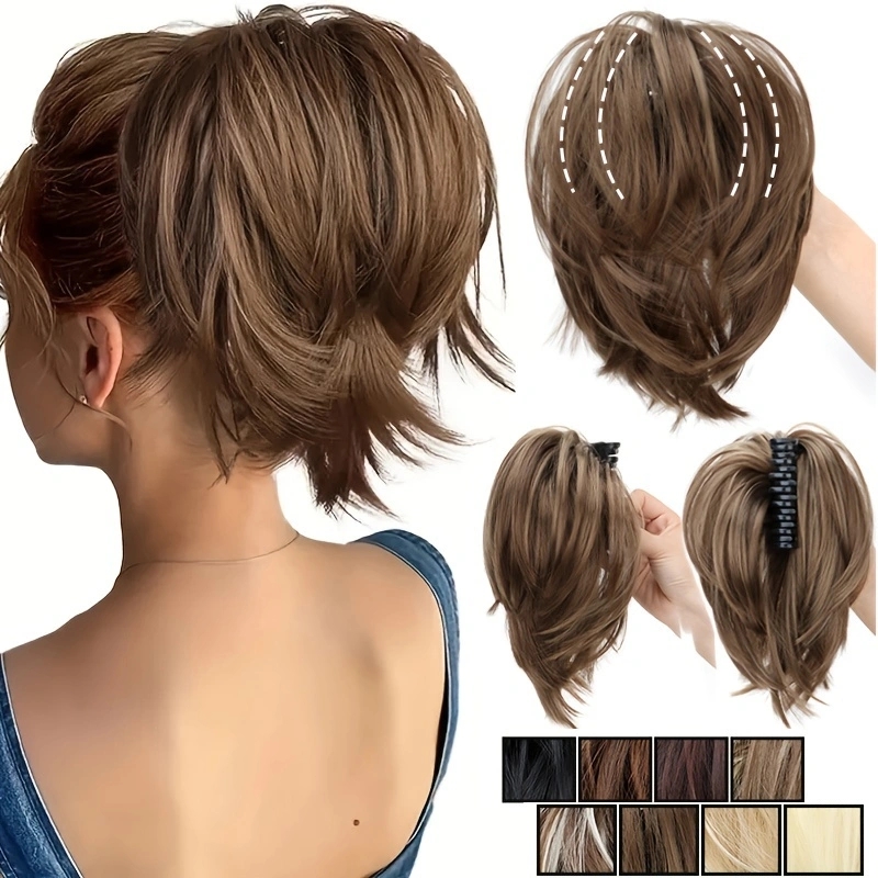 Claw Clip Messy Bun Hair Piece - WIGSIN Synthetische Messy Bun Haar Scrunchies