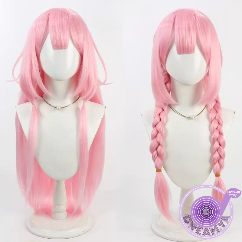 Synthetic Wigs - Suou Sango Cosplay Pruik Vtuber Roze