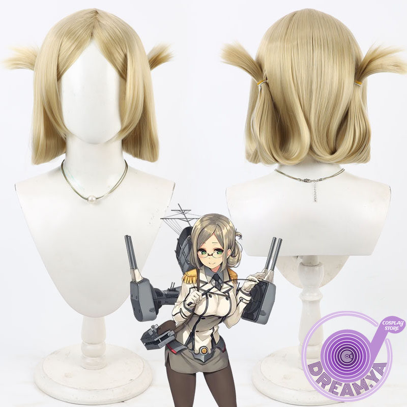 Synthetic Wigs - Katori Cosplay Pruik Kantai Collection Champagne