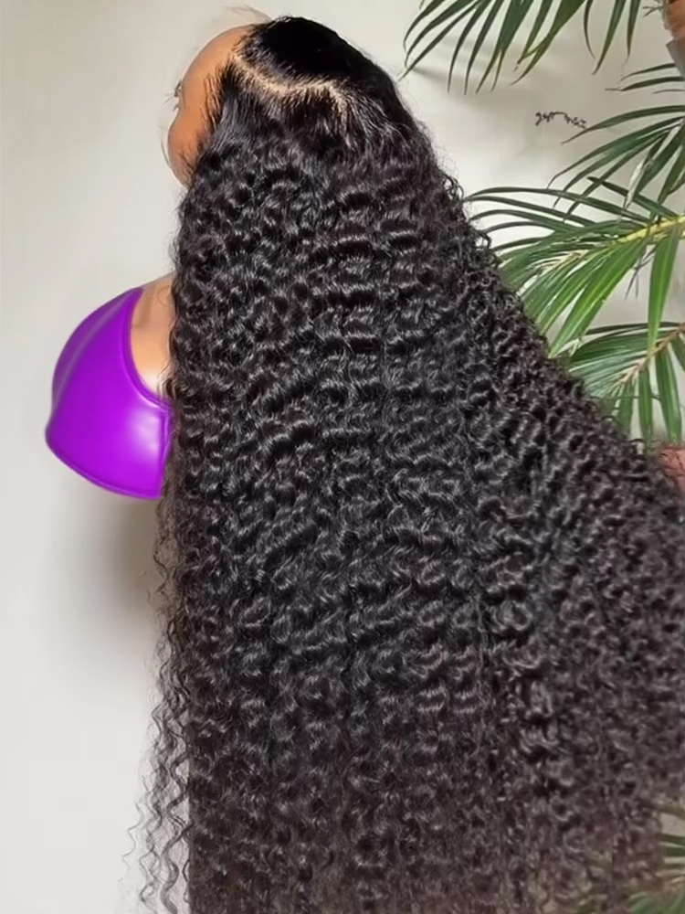 Water Wave Bulk Human Hair For Braiding - Diepe Watergolf Pruiken 13x4 HD Transparant