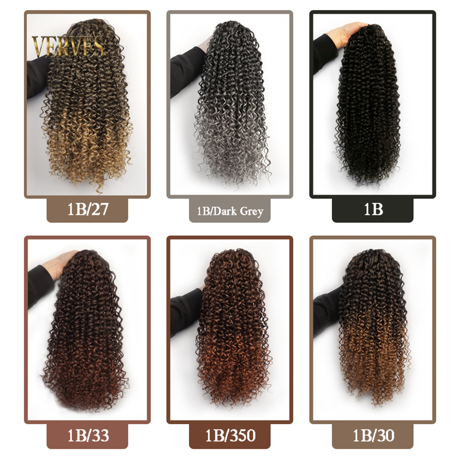 Verves Synthetische Trekkoord  - Drawstring Afro Curly Puff Ponytail recensie en prijs
