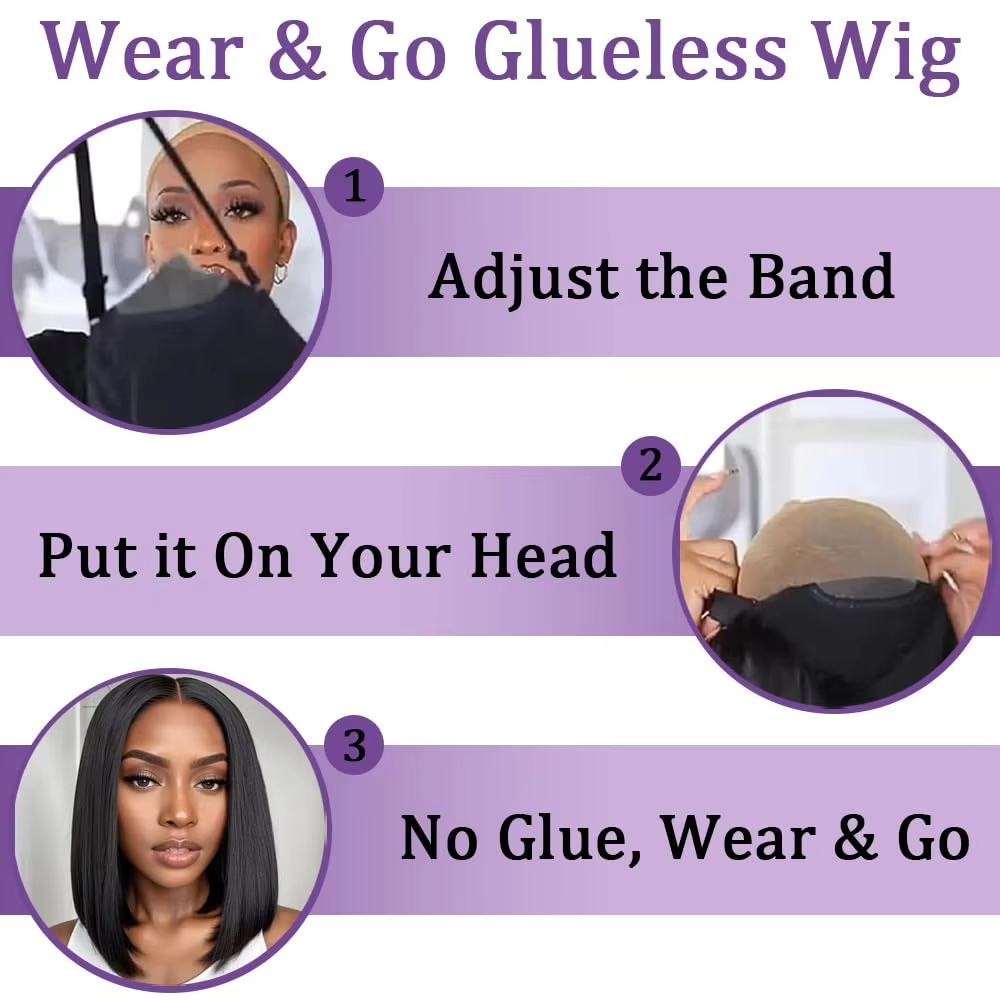 Lijmloze pruiken Echt haar Voo - Glueless Wear And Go Human Hair Wig recensie en prijs