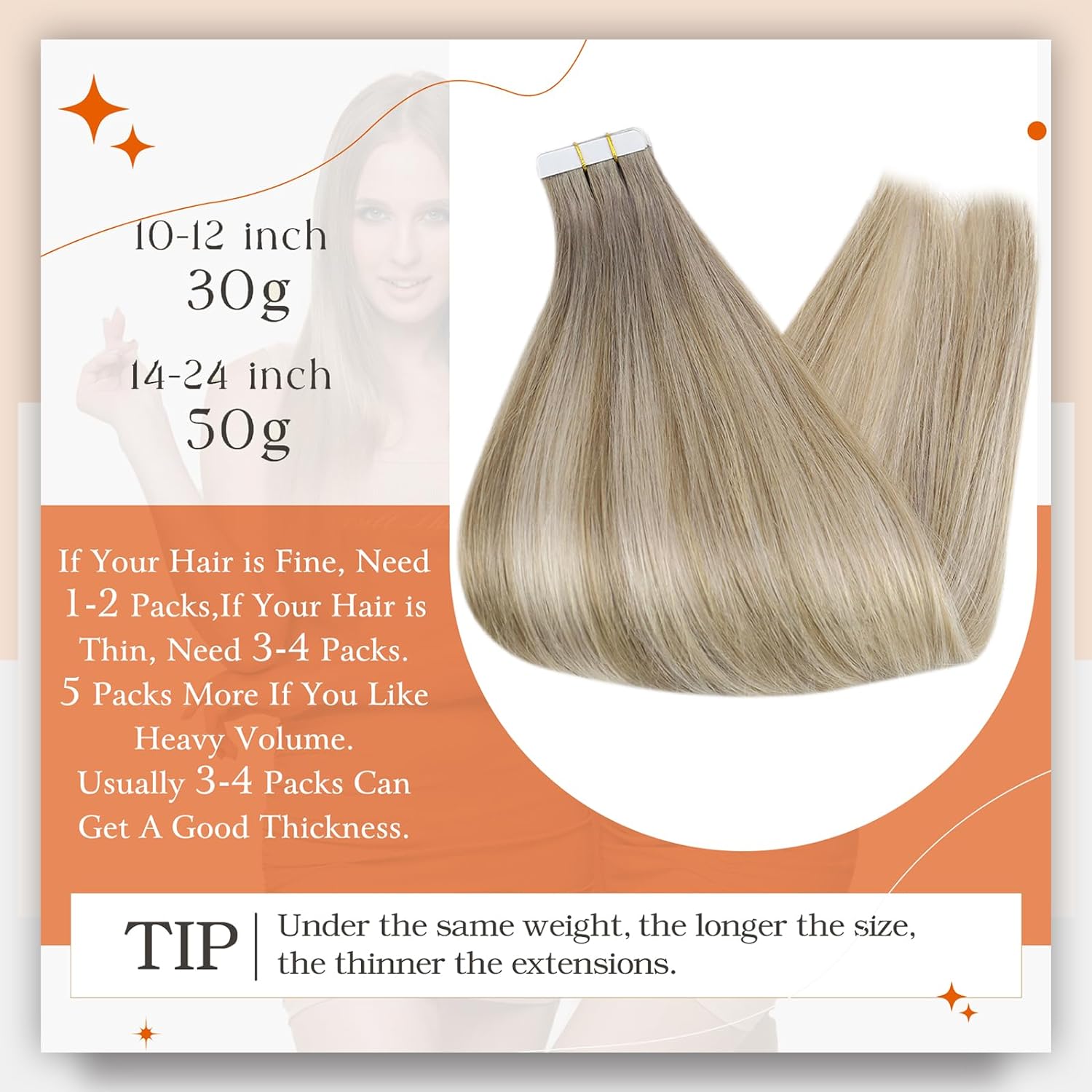 Volledige Glans Tape In Human  - Invisible Tape In Extensions Real Hair recensie en prijs