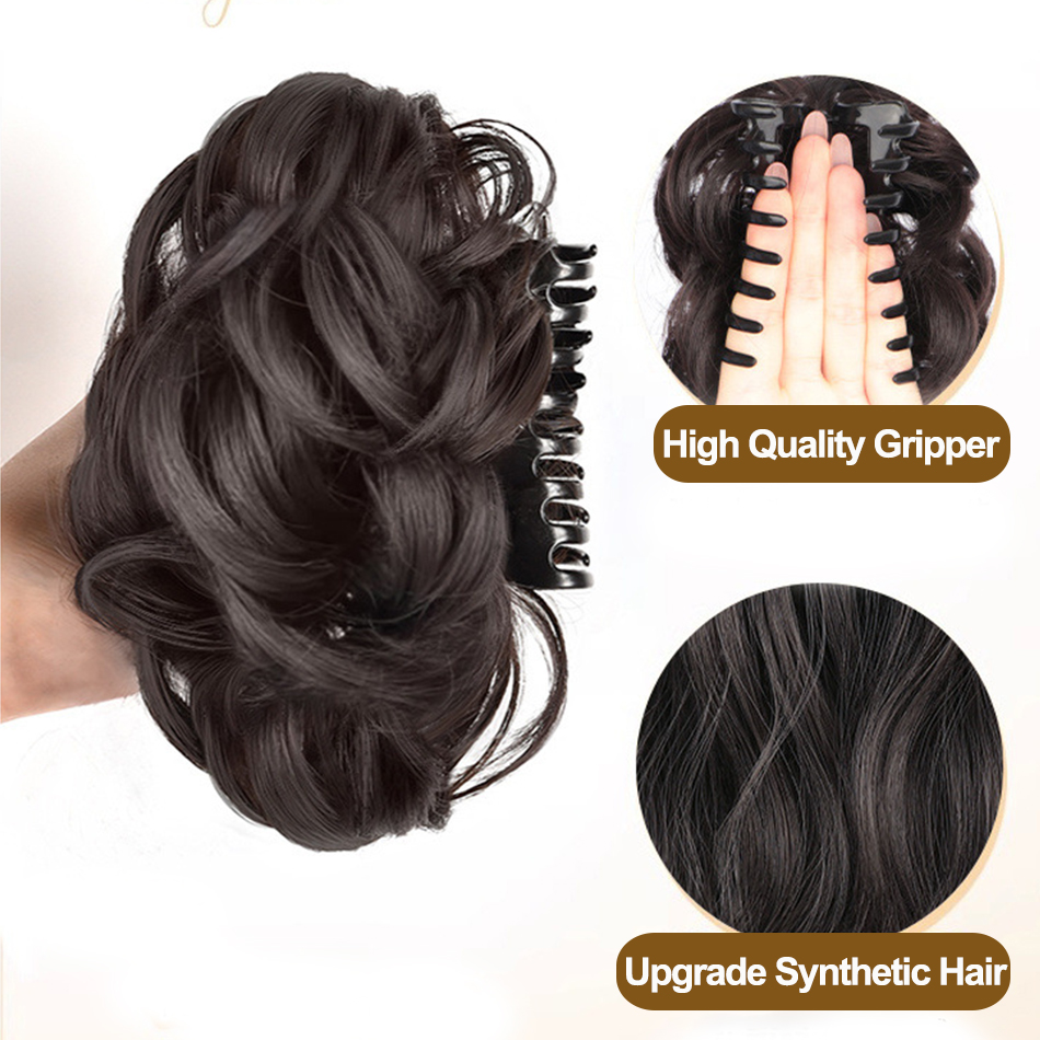 Synthetische Messy Bun Haarstu - Claw Clip Messy Bun Hair Piece recensie en prijs