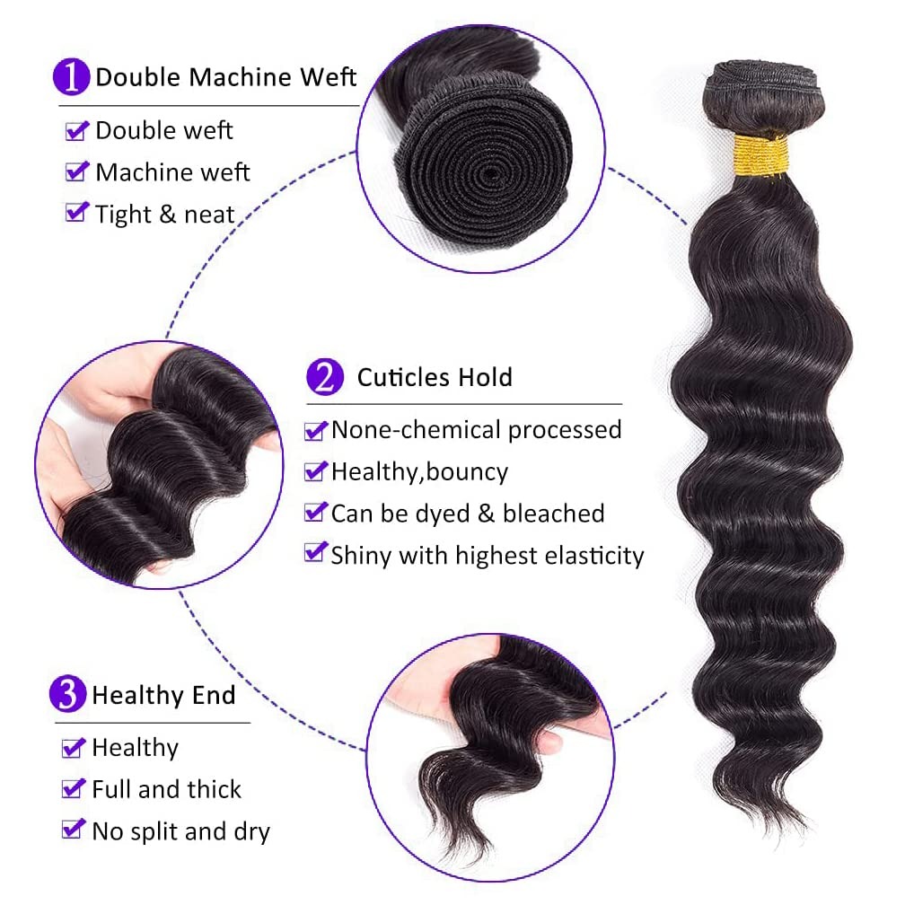 30 inch losse golfbundels mens - Deep Wave 3 Bundles With Closure recensie en prijs