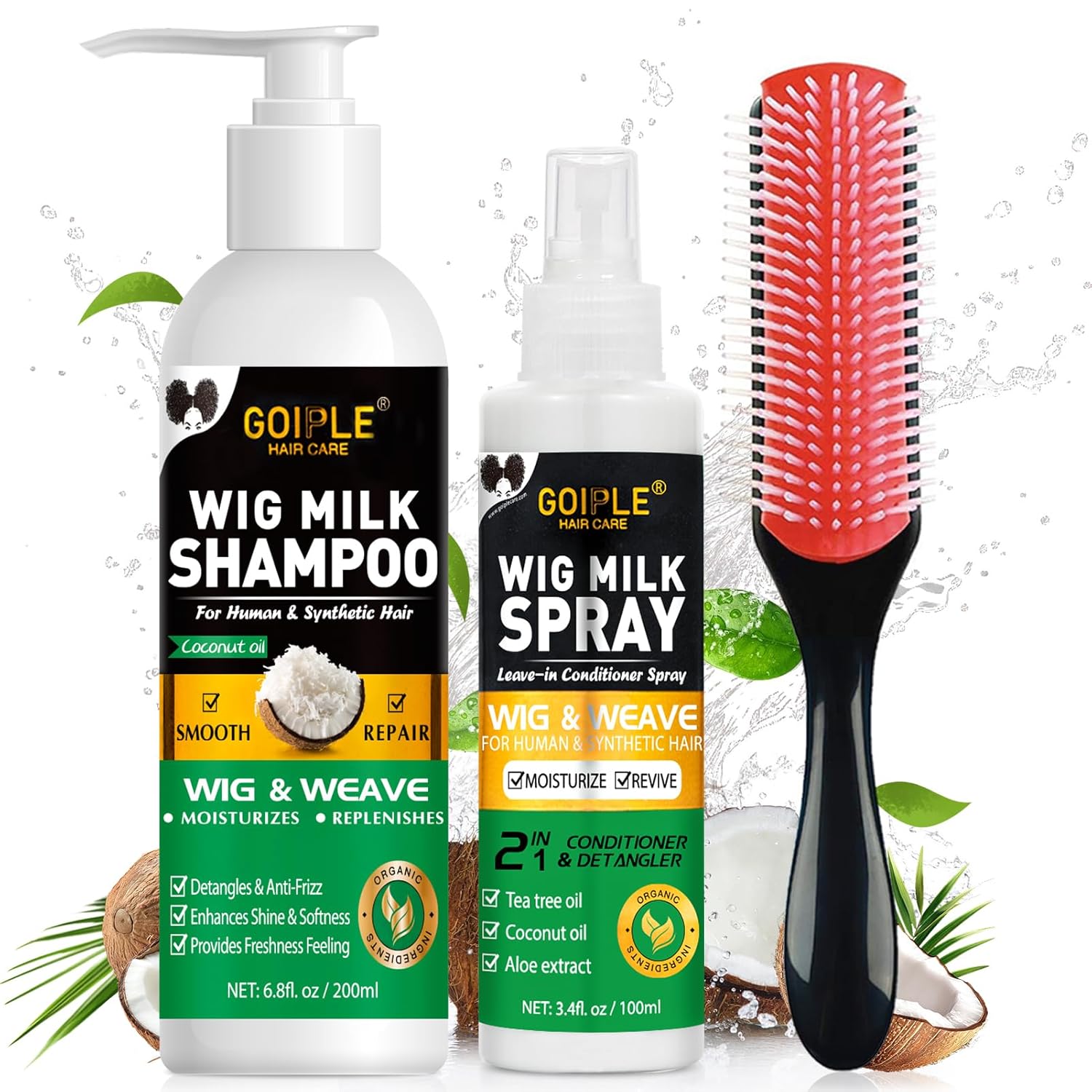 GOIPLE 3-in-1 Haarverzorgingss - Synthetic Wigs recensie en prijs