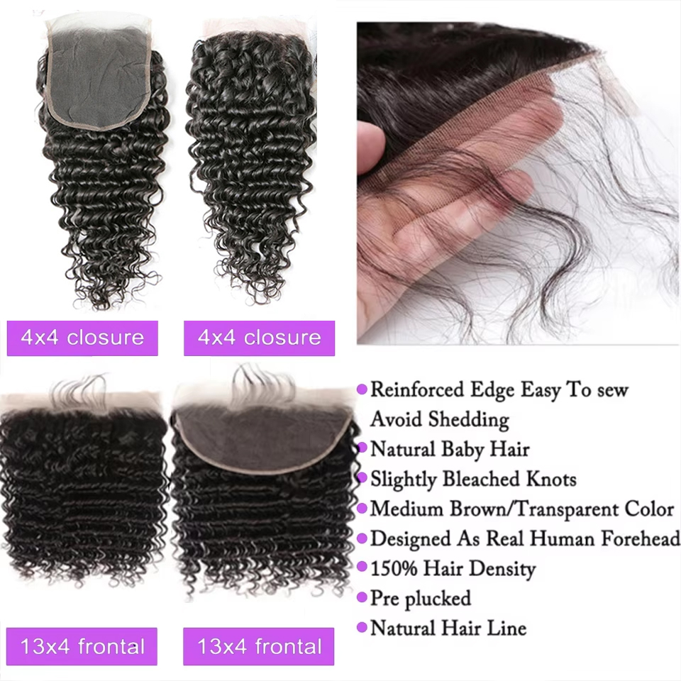 26 28 30 inch Deep Wave Bundle - Deep Wave 3 Bundles With Closure recensie en prijs
