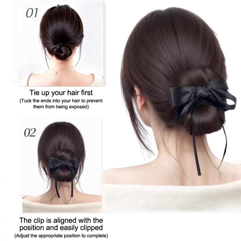 Lage knot pruik haarclip-in wa - Claw Clip Messy Bun Hair Piece recensie en prijs