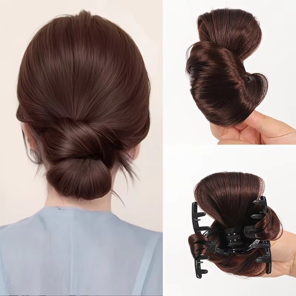 Natuurlijk synthetisch haarkno - Claw Clip Messy Bun Hair Piece recensie en prijs