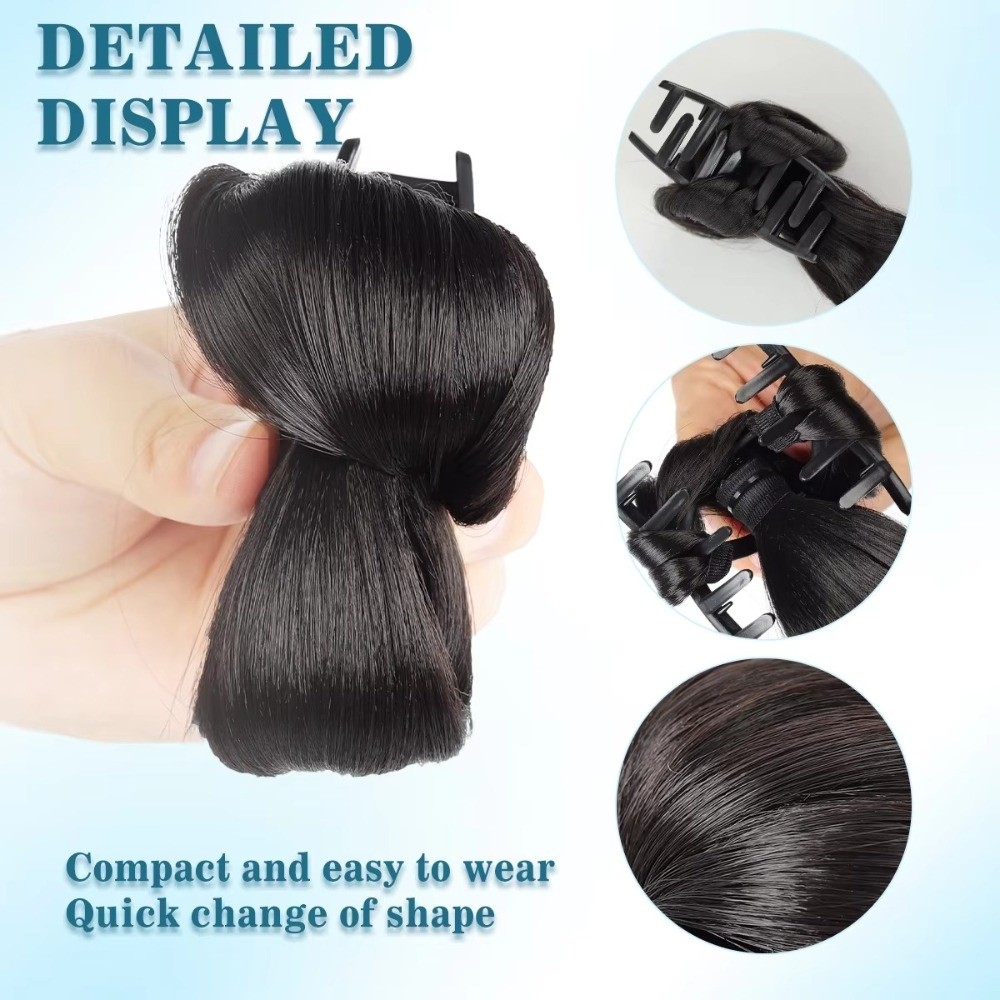 Natuurlijk synthetisch haarkno - Claw Clip Messy Bun Hair Piece recensie en prijs