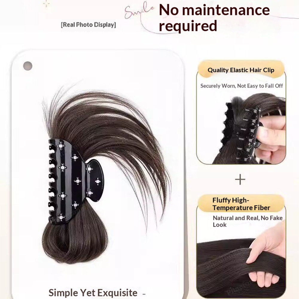 Pluizig rommelig knotje klauwc - Claw Clip Messy Bun Hair Piece recensie en prijs