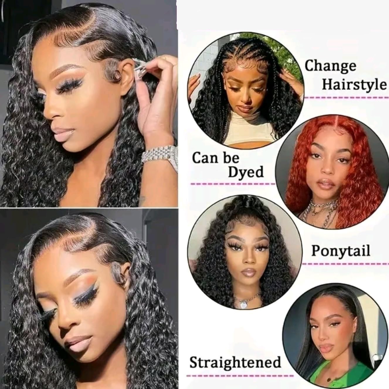 200 Density 13x4 13x6 HD Trans - Human Hair Wigs recensie en prijs