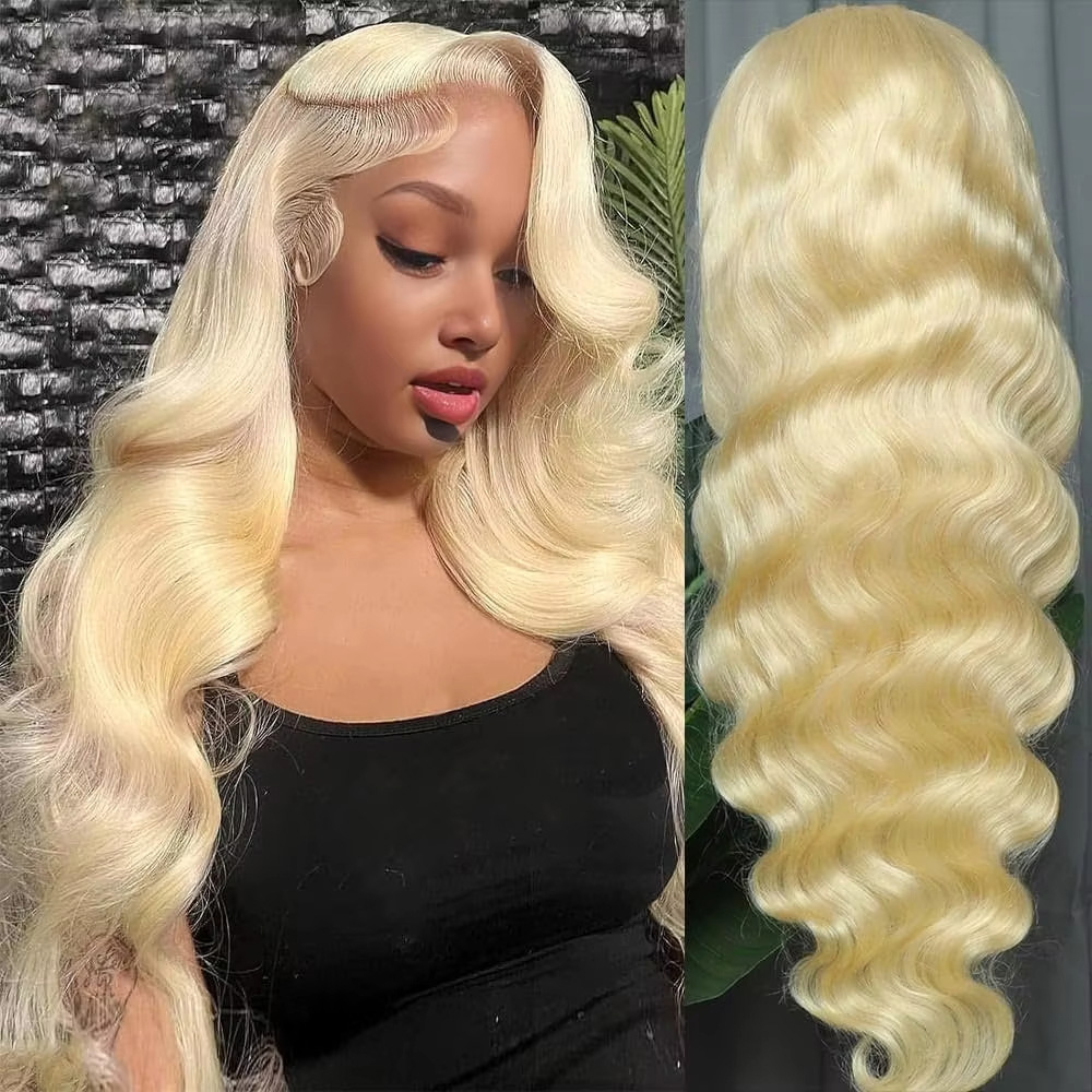 613 13x6 HD Transparante Lace  - 613 Blonde Body Wave Lace Front Wig recensie en prijs