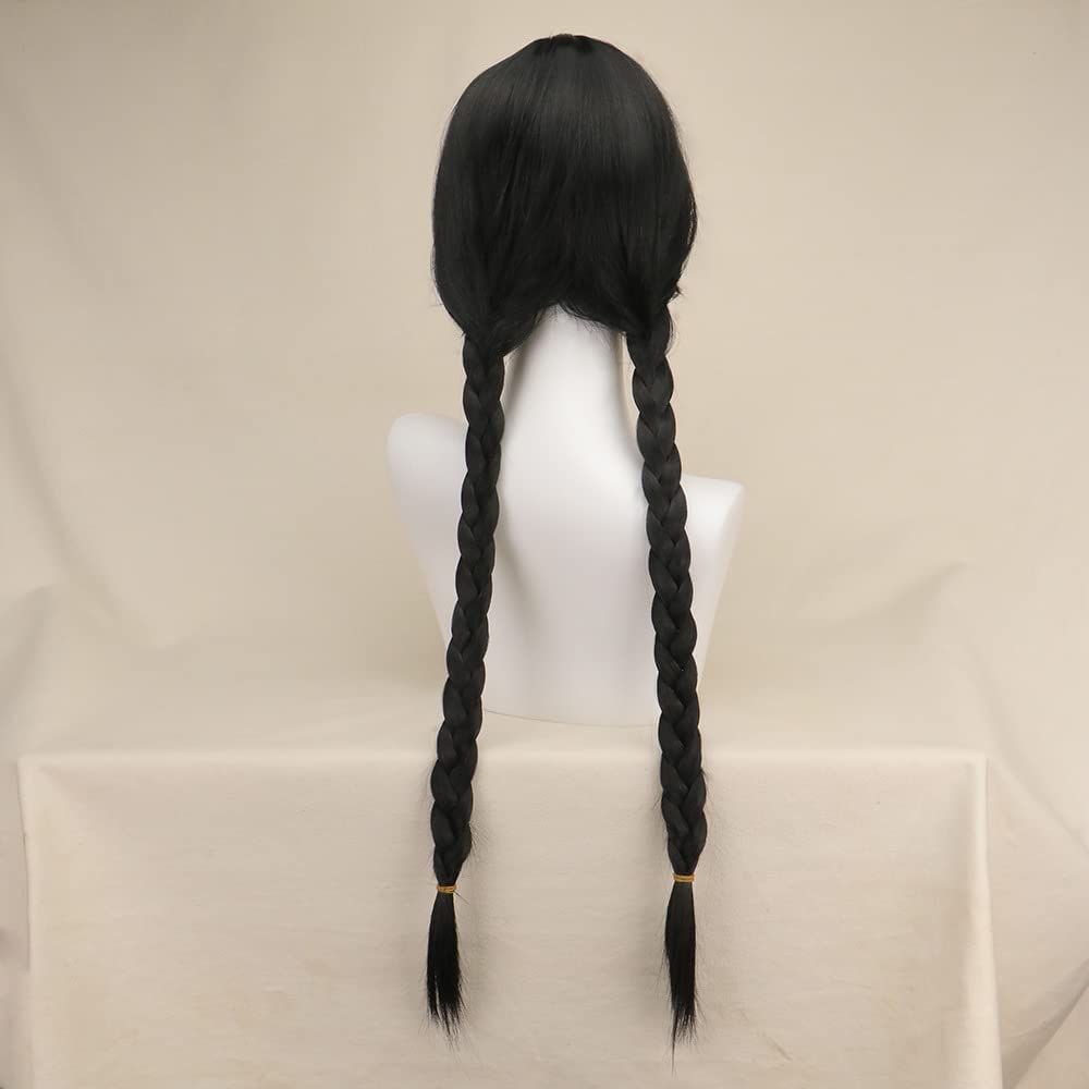 Lange gotische cosplay pruiken - Synthetic Braided Wigs For Black Women recensie en prijs