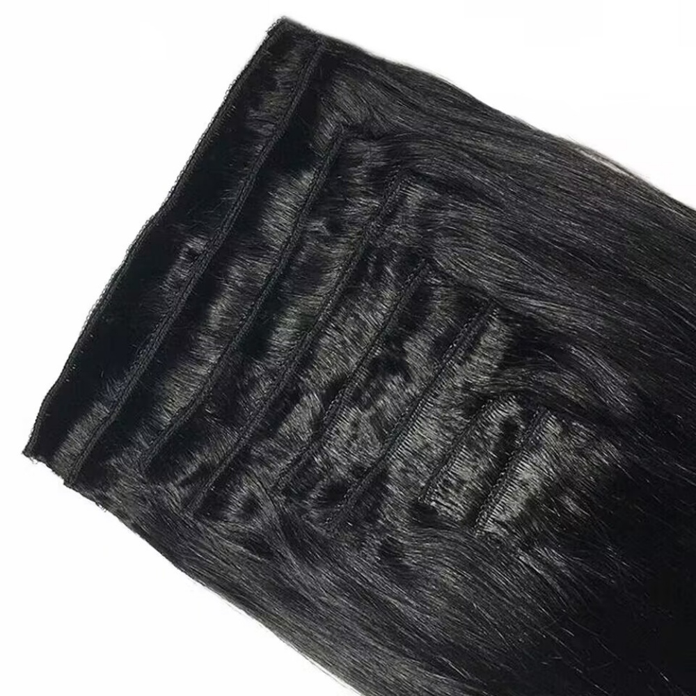 Natuurlijke rechte clip-in ext - Seamless Clip In Hair Extensions Human Hair recensie en prijs