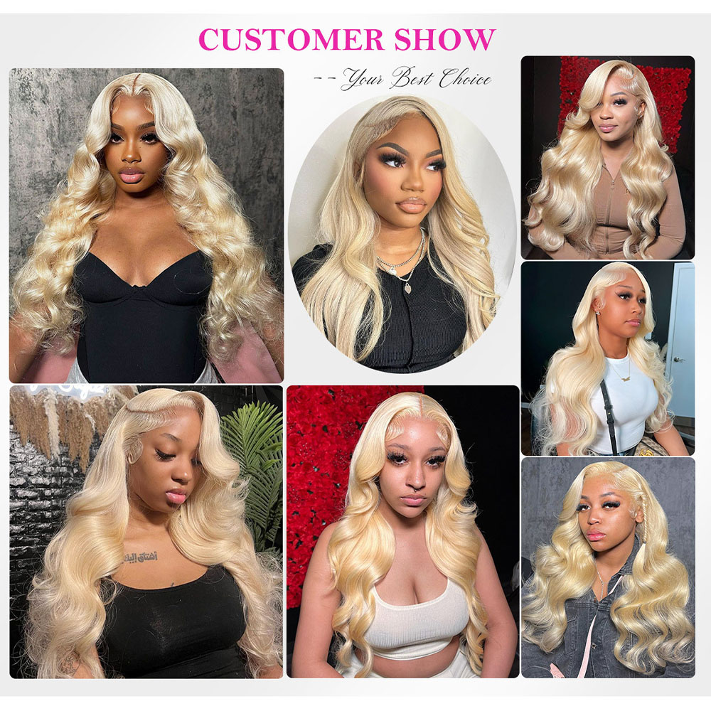 613 Blonde 13x6 13x4 HD Lace F - 613 Blonde Body Wave Lace Front Wig recensie en prijs