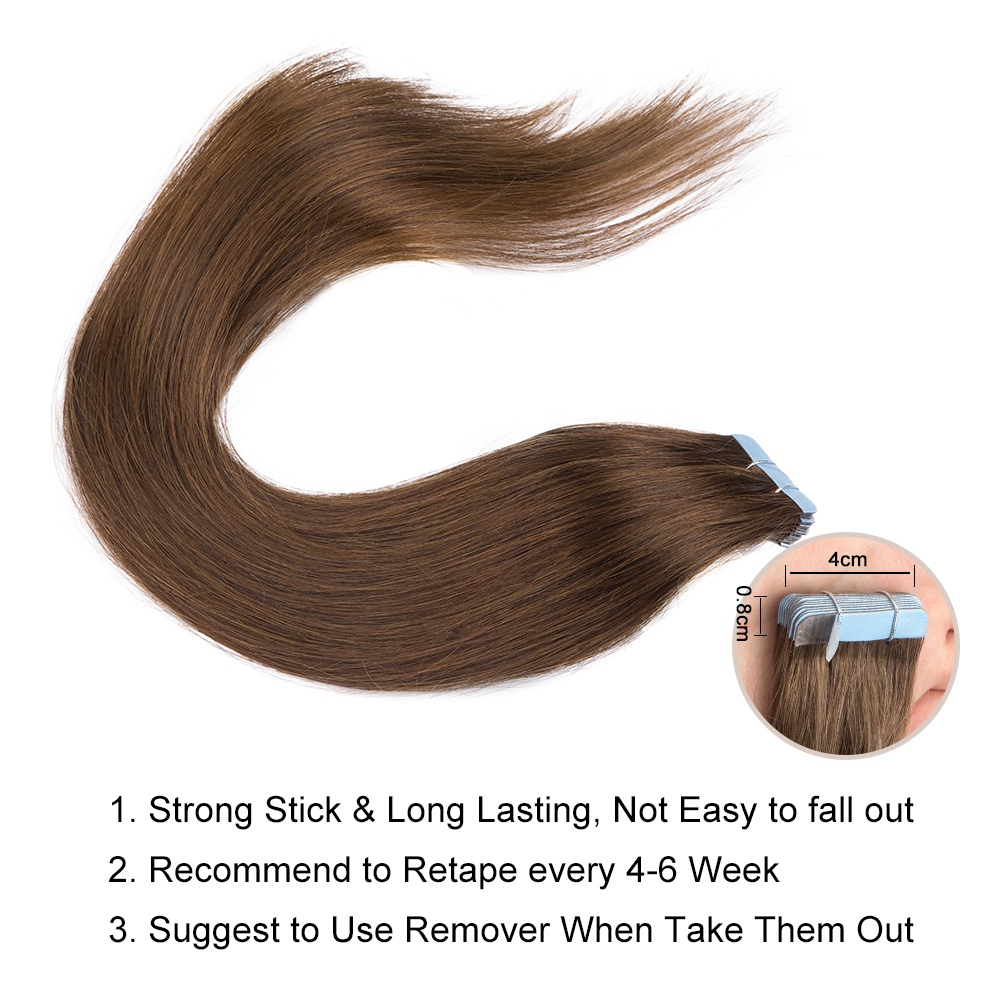 Rechte Naadloze Human Hair Ext - Invisible Tape In Extensions Real Hair recensie en prijs