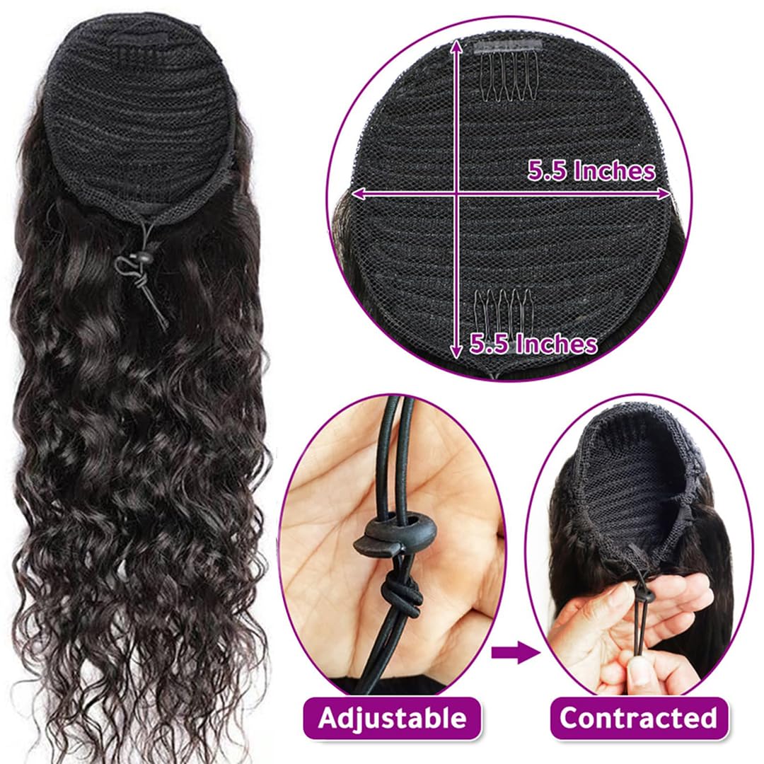 Watergolf paardenstaart haarve - Seamless Clip In Hair Extensions Human Hair recensie en prijs