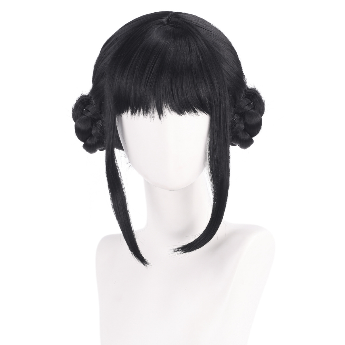 Zoey Cosplay Pruik 33 cm Zwart - Synthetic Braided Wigs For Black Women recensie en prijs