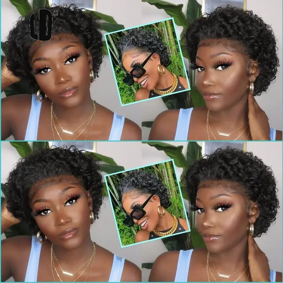 Pixie Cut pruik 99J kleur kant - Short Pixie Cut Wig Human Hair Cheap recensie en prijs