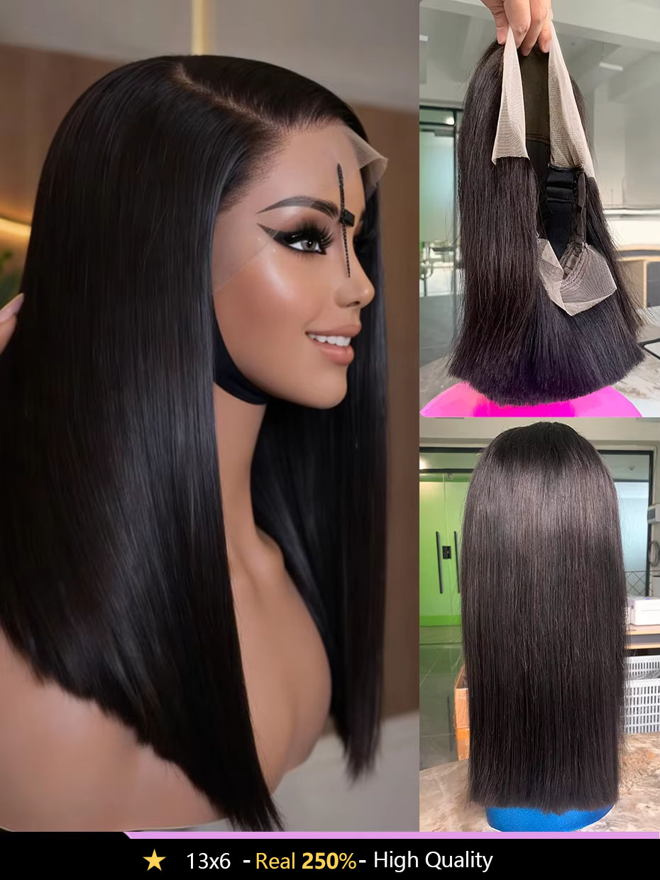 13x4 Lace Frontal 100% Echt Ha - Glueless Wear And Go Human Hair Wig recensie en prijs