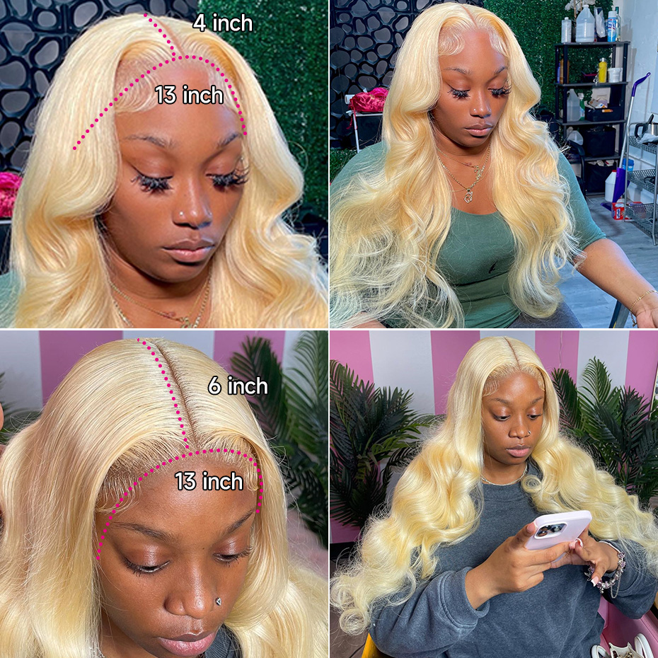 613 Gekleurde Body Wave Haarwe - 613 Blonde Body Wave Lace Front Wig recensie en prijs