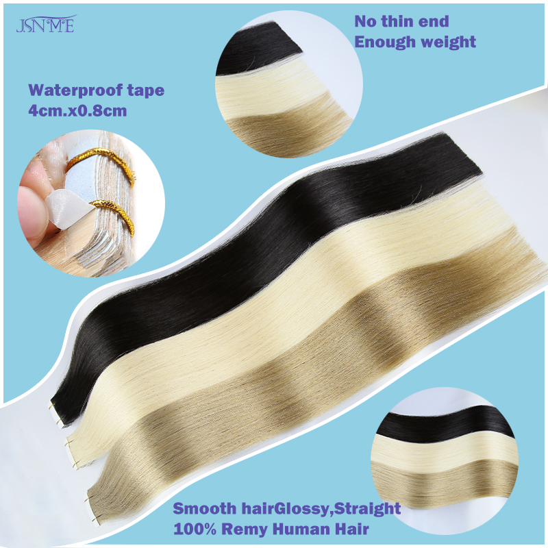 JSNME Tape In Hair Extension 1 - Invisible Tape In Extensions Real Hair recensie en prijs