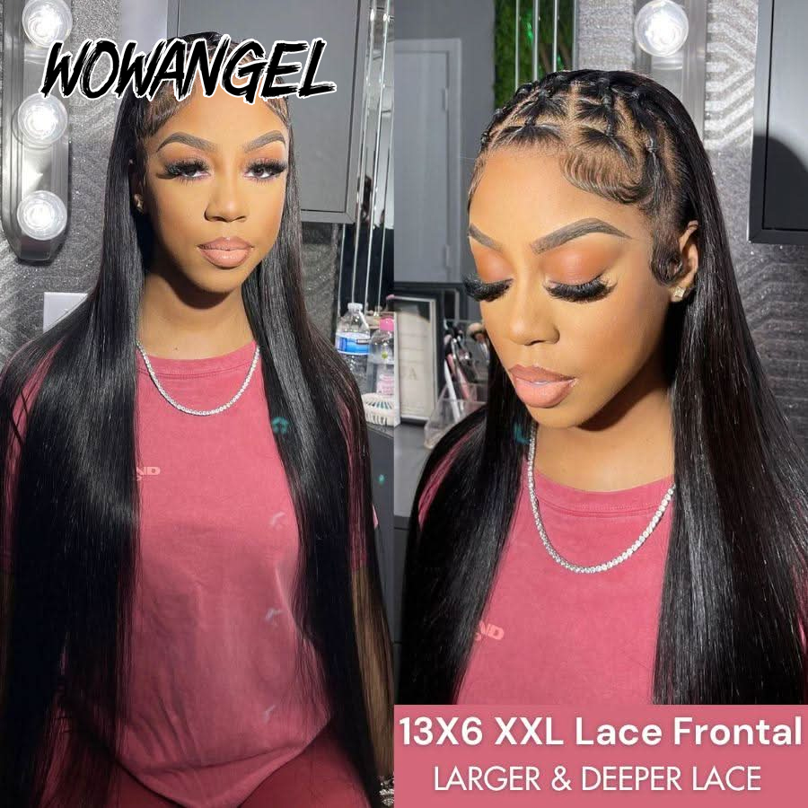 WOWANGEL Rechte Lace Frontprui - Human Hair Wigs recensie en prijs