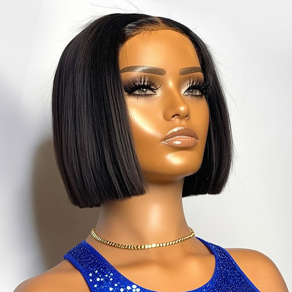 250% Density Recht Kort Bobpru - Glueless Wear And Go Human Hair Wig recensie en prijs