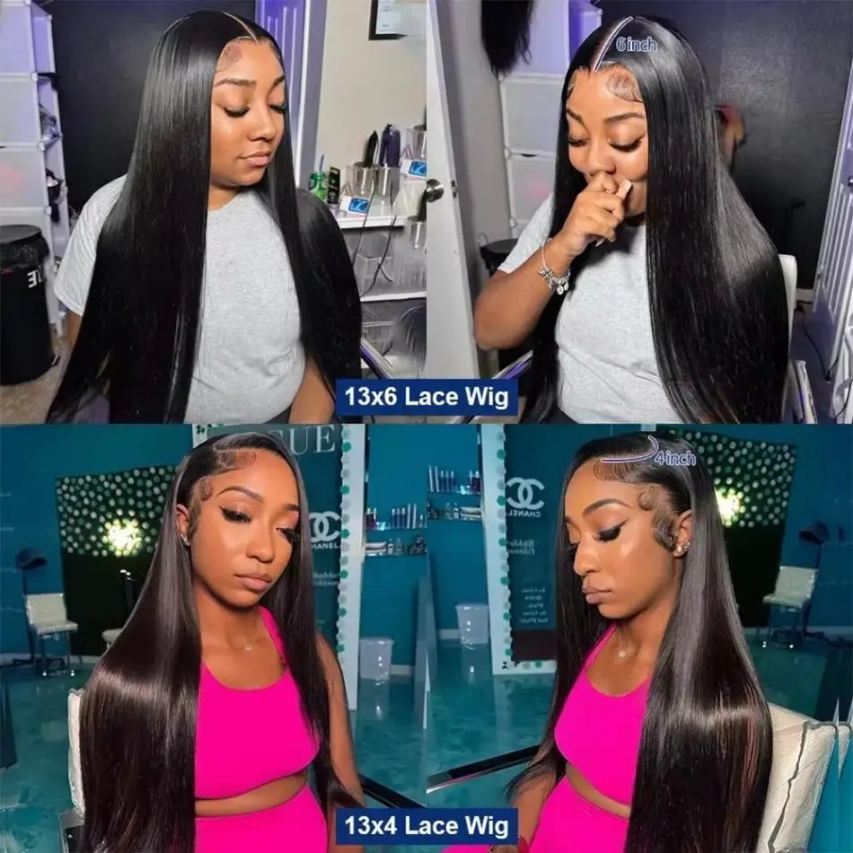 40 Inch Rechte Haarwerken van  - Hd Lace Frontal Wig Human Hair Pre Plucked recensie en prijs