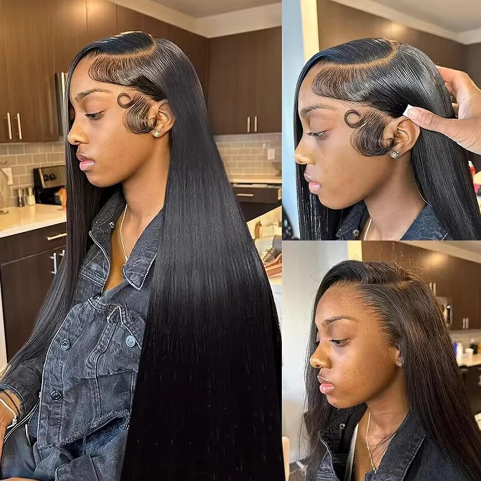 40 Inch Rechte Haarwerken van  - Hd Lace Frontal Wig Human Hair Pre Plucked recensie en prijs