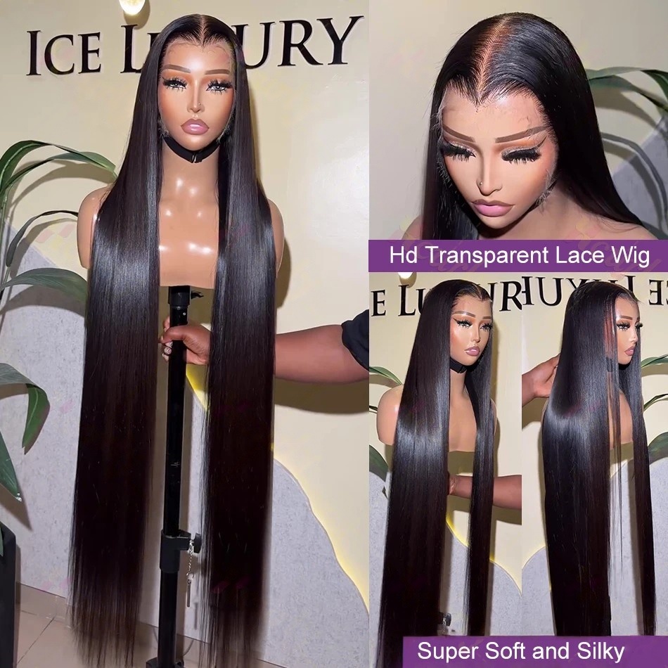 40 Inch Rechte Haarwerken van  - Hd Lace Frontal Wig Human Hair Pre Plucked recensie en prijs