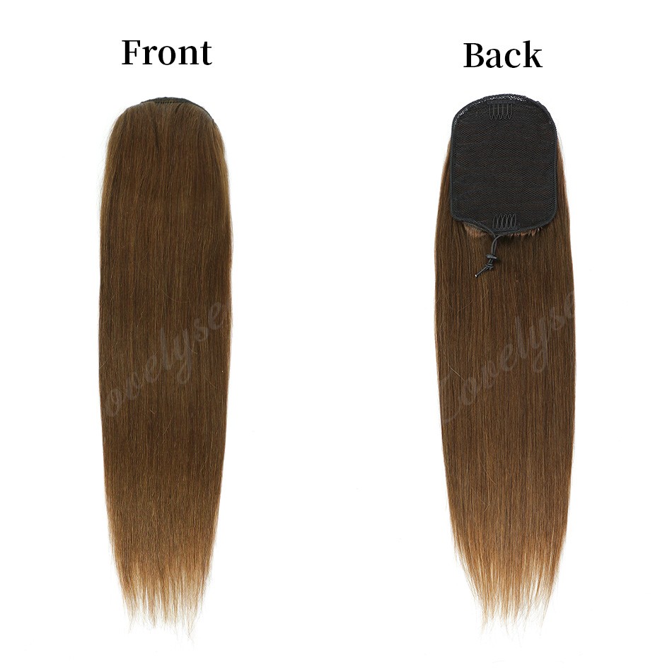 14-18 inch korte paardenstaart - Seamless Clip In Hair Extensions Human Hair recensie en prijs