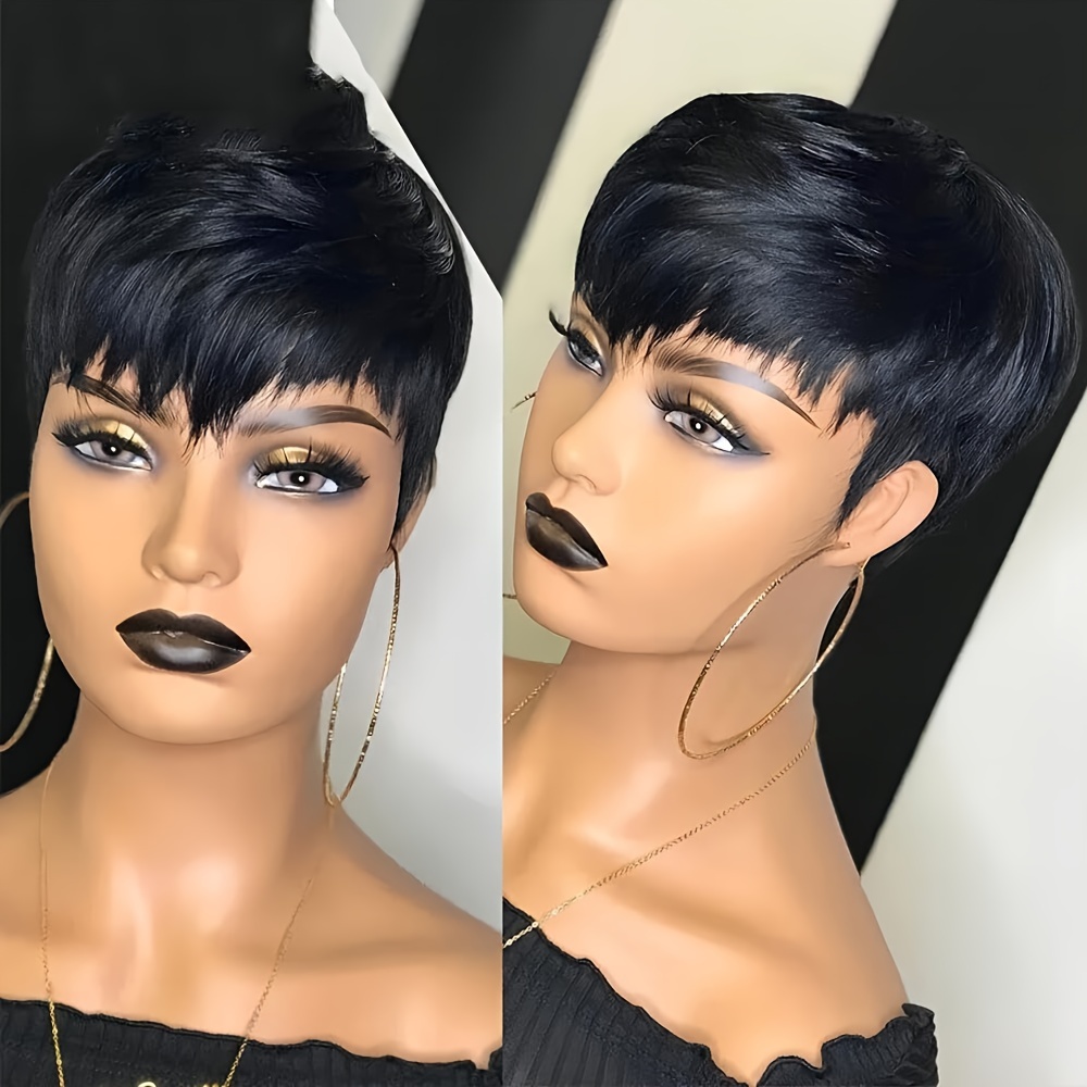 Korte Pixie Pruik Menselijk Ha - Short Pixie Cut Wig Human Hair Cheap recensie en prijs