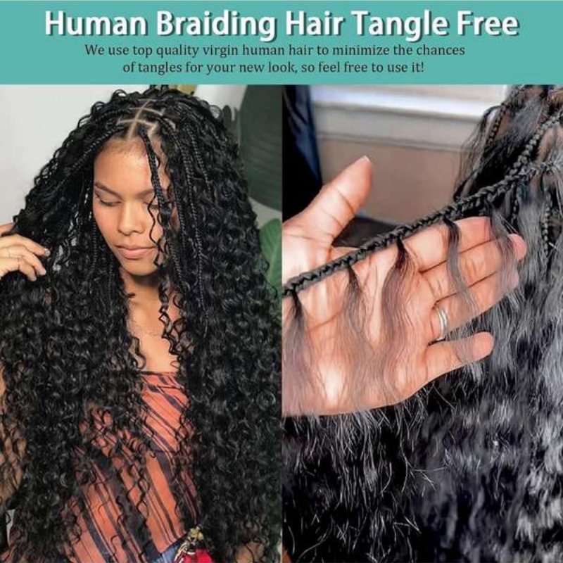 2 bundels watergolf bulk mense - Water Wave Bulk Human Hair For Braiding recensie en prijs