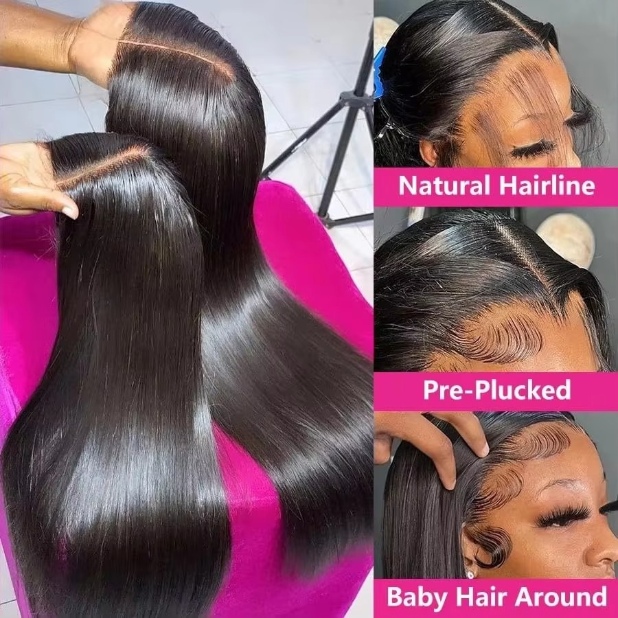 36 38 Inch 13x6 HD Transparant - Glueless Wear And Go Human Hair Wig recensie en prijs