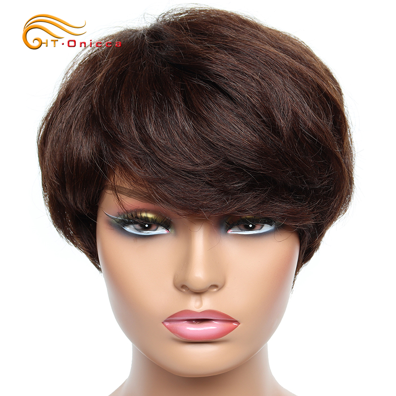 Goedkope Korte Pruik Steil Men - Short Pixie Cut Wig Human Hair Cheap recensie en prijs