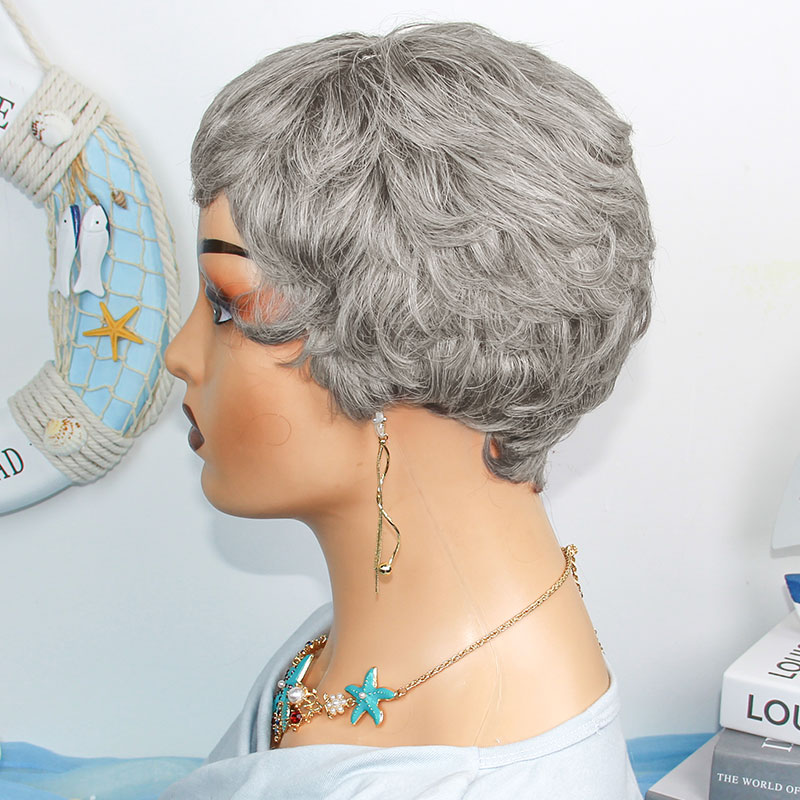 Korte, rechte pruiken van mens - Short Pixie Cut Wig Human Hair Cheap recensie en prijs