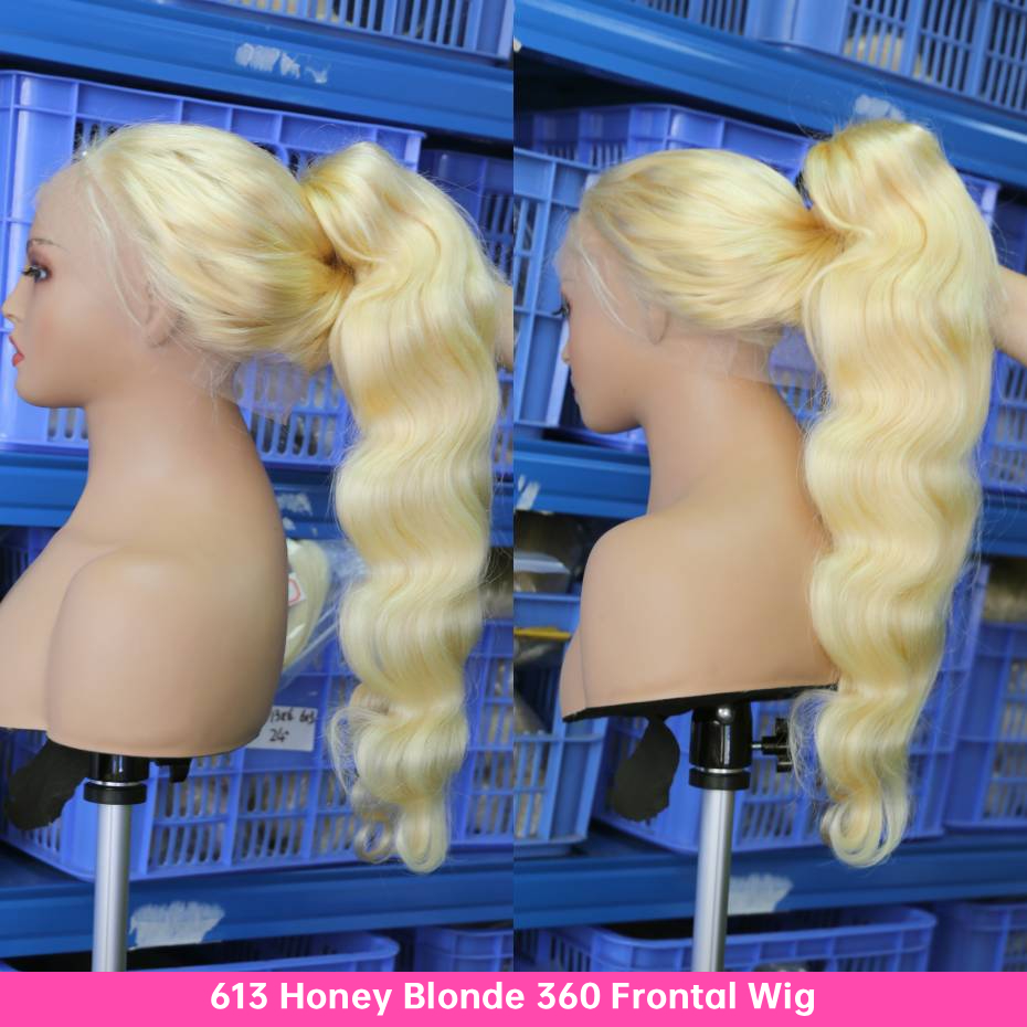 Platinablond 613 HD 13x6 Lace  - 613 Blonde Body Wave Lace Front Wig recensie en prijs
